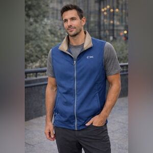 Calvin Klein Men’s Sport Vest XL Active Lightweight Full Zip /Pockets XL